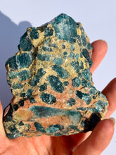 Load image into Gallery viewer, Apatite Raw On Matrix - Dragon Mama Crystals 