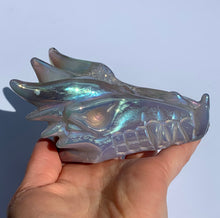 Load image into Gallery viewer, Aura Agate | Rainbow Lyran Dragon - Dragon Mama Crystals 