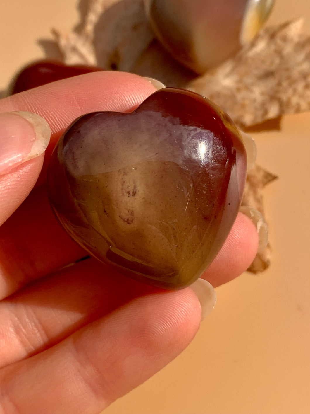 Mookaite Heart - Dragon Mama Crystals 