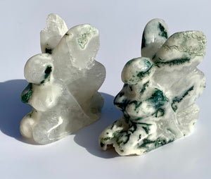 Moss Agate Fairy - Dragon Mama Crystals 