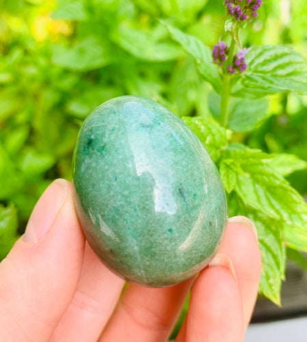 Green Aventurine Eggs - Dragon Mama Crystals 