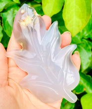 Load image into Gallery viewer, Agate Crystal Leaf 2 - Dragon Mama Crystals 