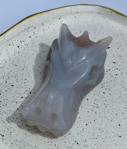 Agate Sky Baby Dragon - Dragon Mama Crystals 