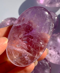Amethyst PalmStone - Dragon Mama Crystals 