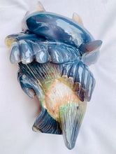 Load image into Gallery viewer, Agate Druzy Agate Shark Carving - Dragon Mama Crystals 