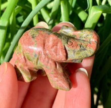 Load image into Gallery viewer, Unakite Elephant - Dragon Mama Crystals 