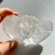 Load image into Gallery viewer, Clear Quartz Twin Hearts - Dragon Mama Crystals 