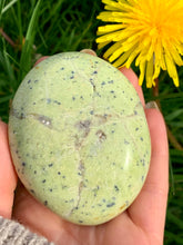 Load image into Gallery viewer, Green Opal PalmStone - Dragon Mama Crystals 