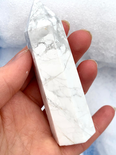 Howlite Towers - Dragon Mama Crystals 
