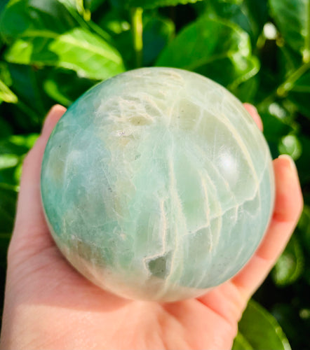 Green Moonstone (Garnerite) - Dragon Mama Crystals 