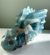 Load image into Gallery viewer, Rare Natural Blue Onyx|  ‘Lemurian Water Activator’ Dragon - Dragon Mama Crystals 