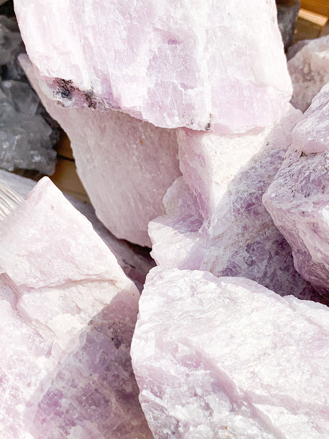 Kunzite Raw | Intuitively Chosen - Dragon Mama Crystals 