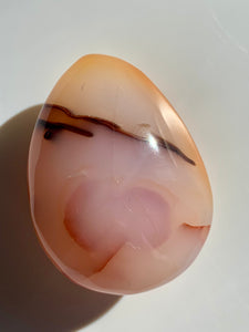 Carnelian PalmStone - Dragon Mama Crystals 