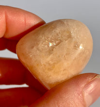 Load image into Gallery viewer, Peach Morganite With Rainbows  Tumble Stone Rare - Dragon Mama Crystals 