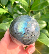 Load image into Gallery viewer, Labradorite Blue Flash High Grade - Planet earth - Orange, Blue, Yellow. 2 - Dragon Mama Crystals 