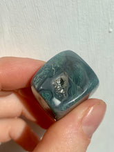 Load image into Gallery viewer, Moss Agate Cube Tumble Stones - Dragon Mama Crystals 