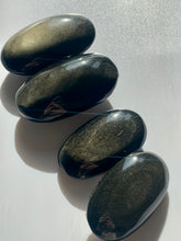 Load image into Gallery viewer, Golden Obsidian High Grade PalmStones Small - Dragon Mama Crystals 
