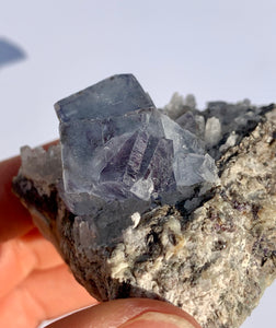 Fluorite on Matrix - Dragon Mama Crystals 