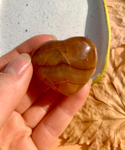 Carnelian Heart - Dragon Mama Crystals 