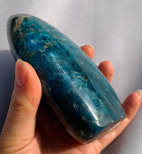 Apatite Freeform With Flash - Dragon Mama Crystals 