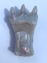 Load image into Gallery viewer, Rainbow Aura Agate Baby Dragon - Dragon Mama Crystals 